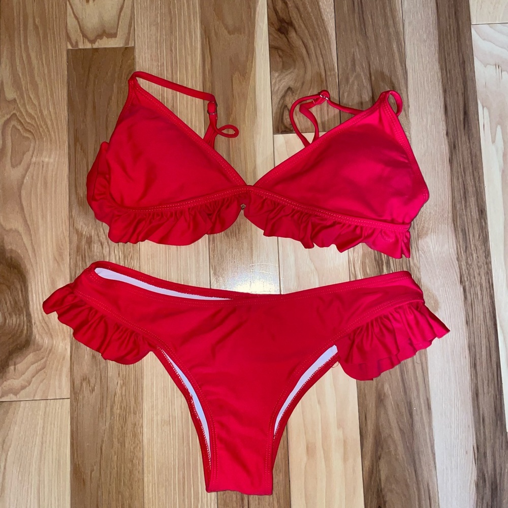 ruffle bikini